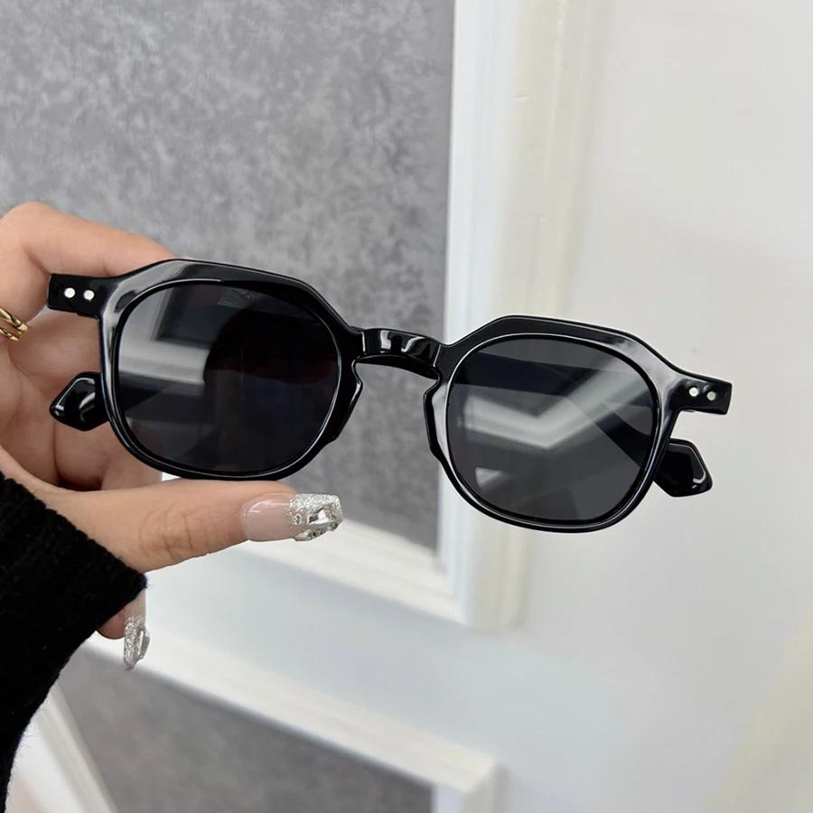 Винтажные квадратные солнцезащитные очки Женские Мужские Модные Ретро Солнцезащитные очки Женские Мужские Дизайнерские Зеркальные Водительские Очки