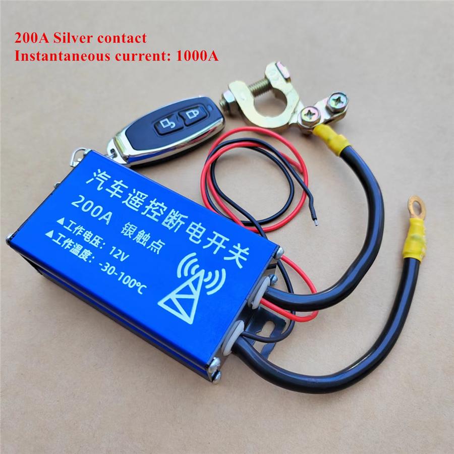 12V Car Wireless Battery Isolator Disconnect Cut Off Switch Dual Remote Control