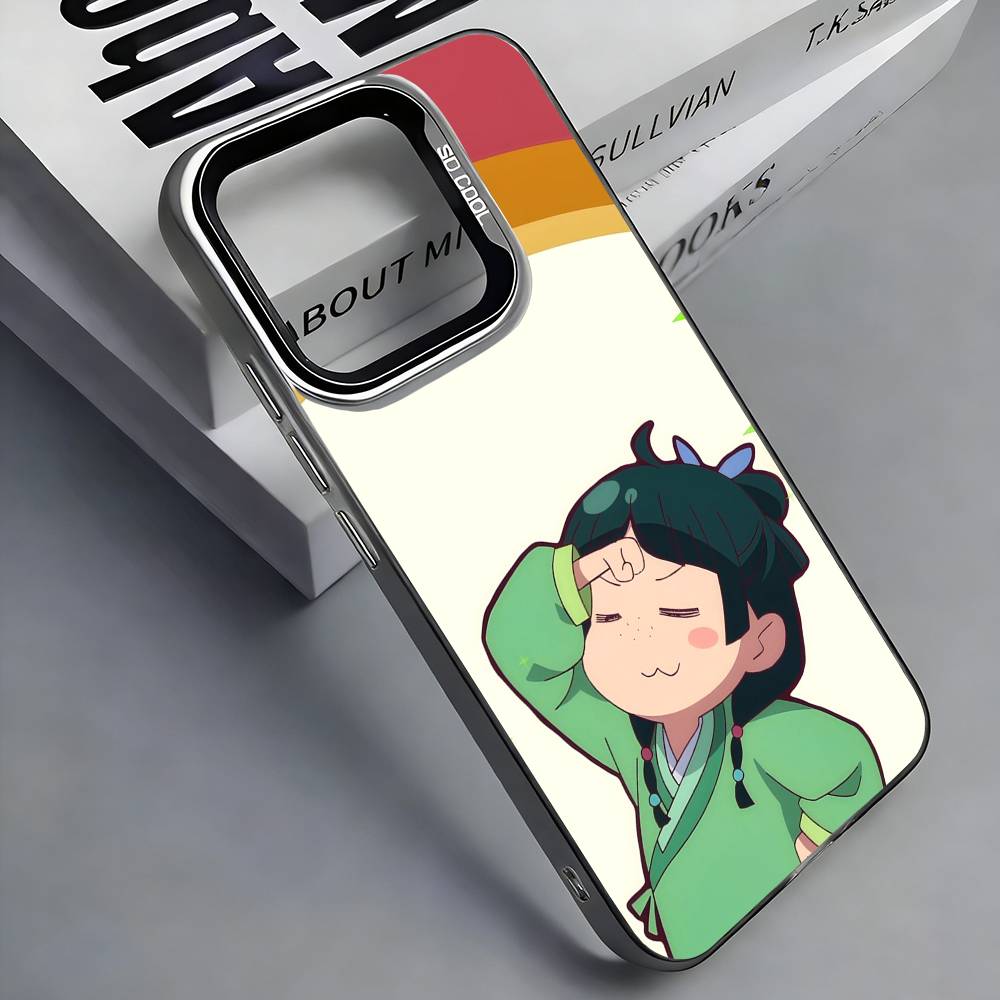Чехол для телефона The Apothecary D-Diaries Maomao Цветной Серебристый Задник Для IPhone 17 16 15 14 13 12 11 Plus Pro Max Plus