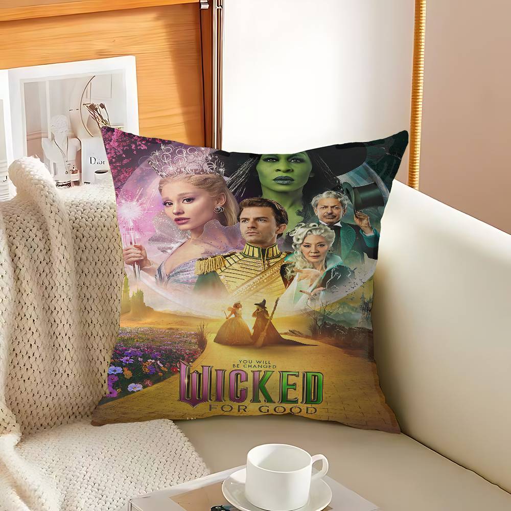 Movie W-Wicked Decorative Room Aesthetics Pillow Case Home Decor Bedroom Sofa Bed Couch Pillow Cover 45x45