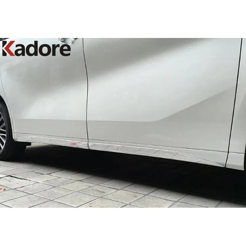 For Toyota Alphard Vellfire 2016 2017 2018 Chrome Car Side Door Body Trim Door Panel Streamer Molding Strip Accessoreis