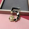 Эмалированная Брошь Цифра 5 Женская Модная Булавка Булавка на Пальто Юбка Юбки Броши Бижутерия