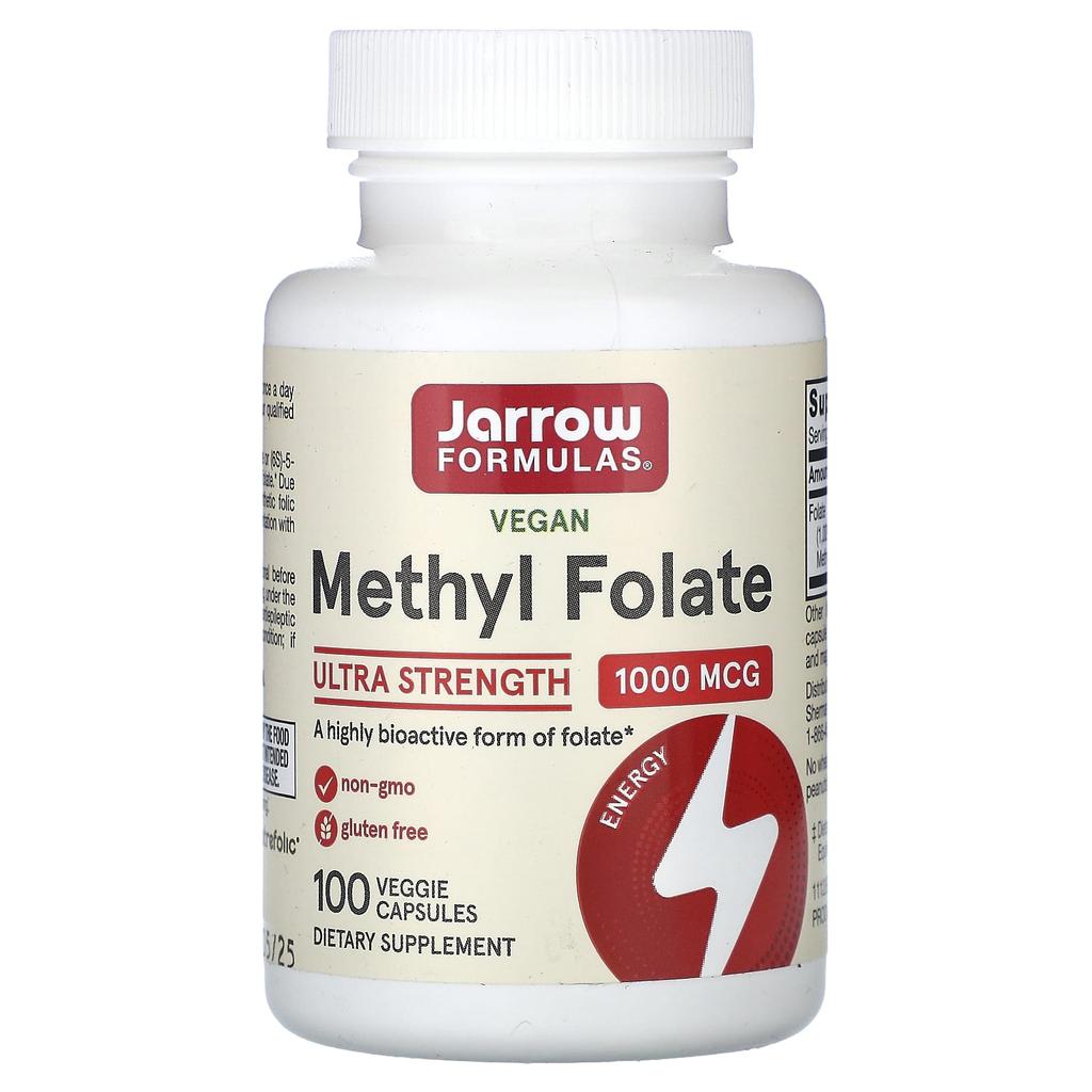 Methyl Folate, 1,000Mcg, 100 Veggie Caps