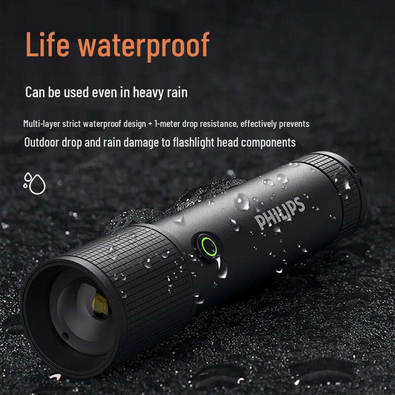 Philips SFL2185 LED Waterproof Flashlight