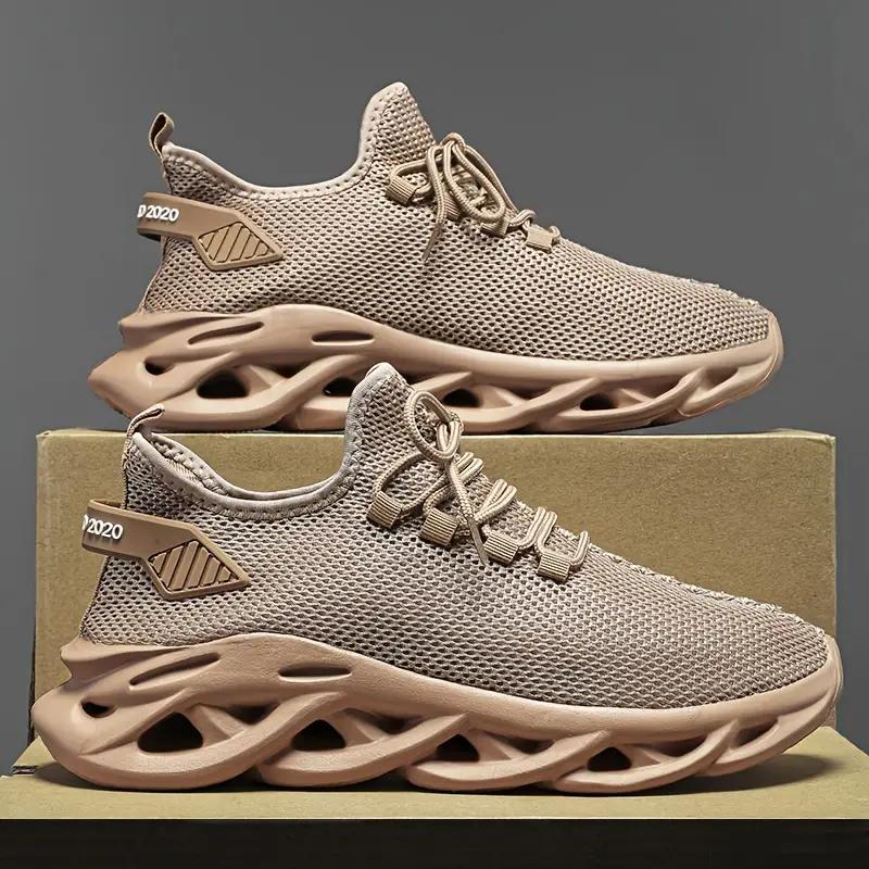 New Men Running Shoes Lace-up Breathable Jogging Casual Walking Leisure Loafers Brand Outdoor Fashion Comfortable Sneakers Blade