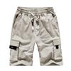 Casual Men's Fashion Drawstring Pocket Sports Pants Cotton Five-point Shorts Overalls Shorts