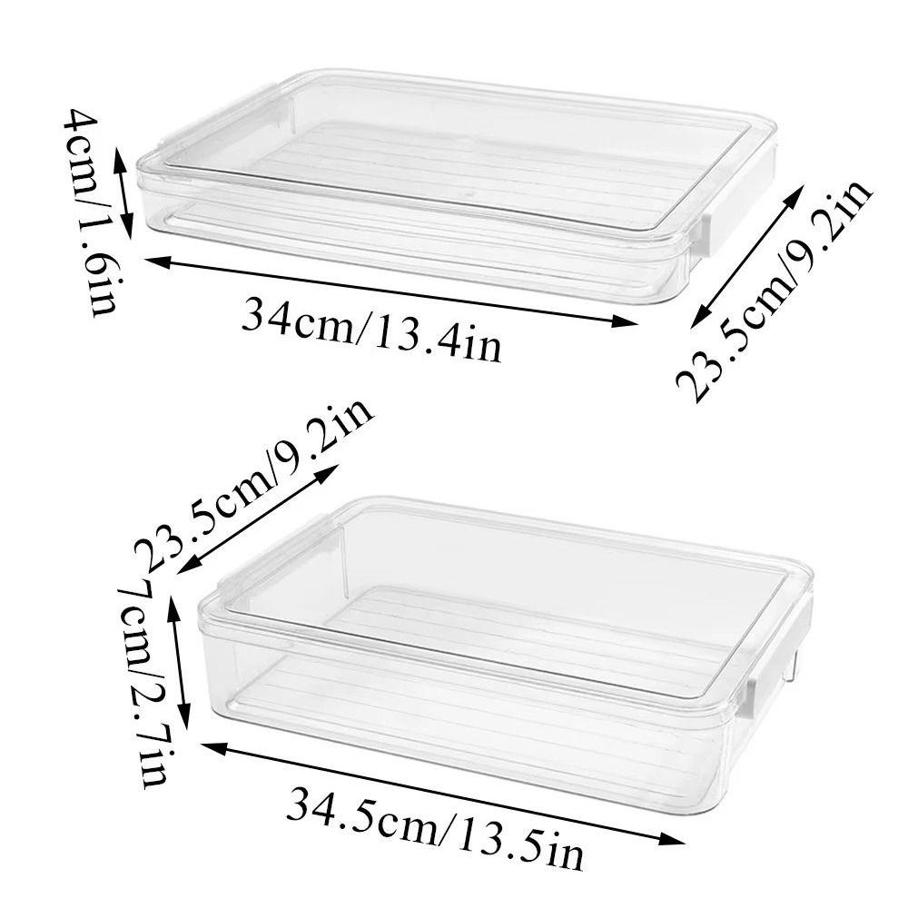 Прозрачный ящик для хранения документов, штабелируемый ящик для хранения файлов для организации файлов формата А4