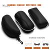 Portable Sunglasses Case Outdoor Hard Zipper Eye Glasses Protective Box Bag
