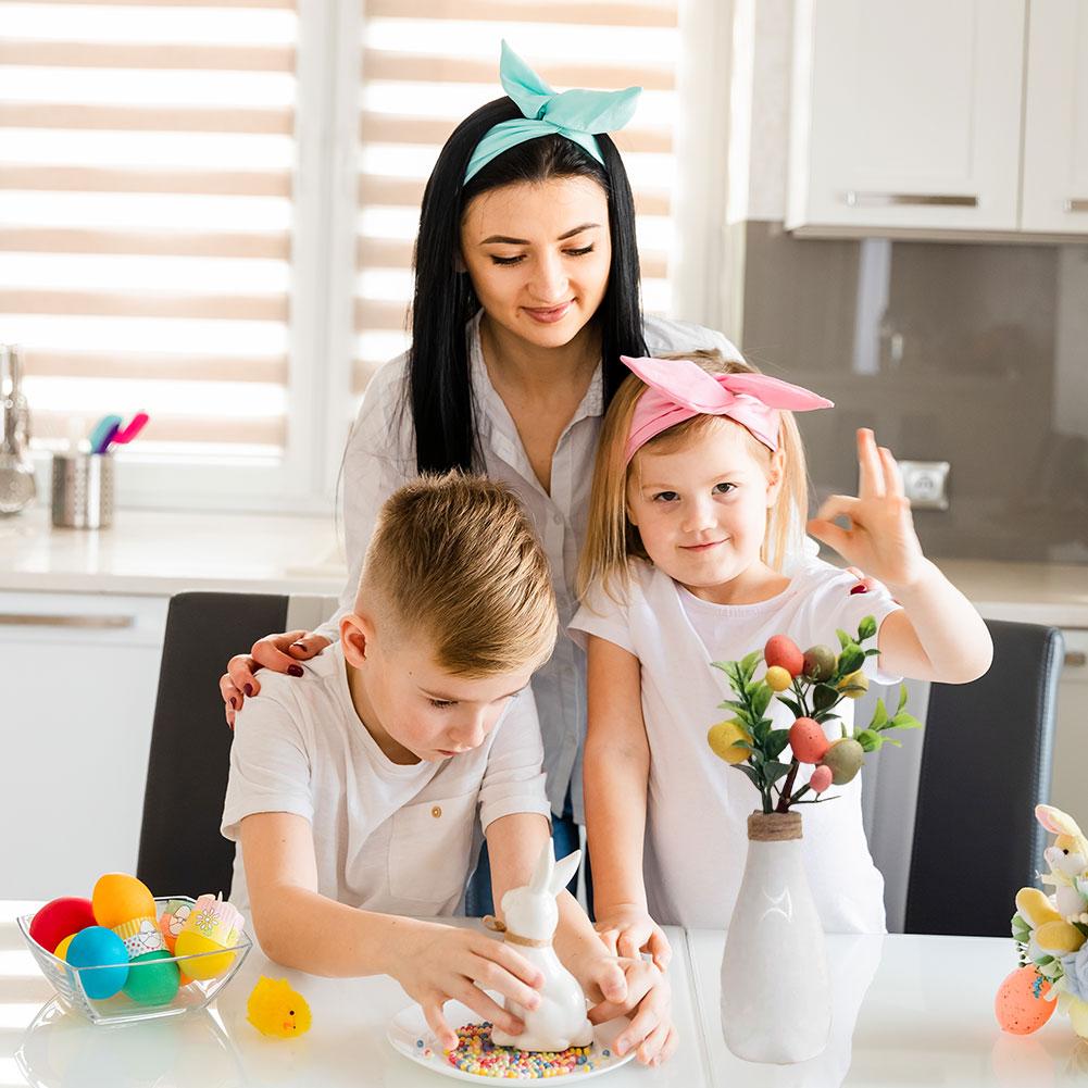 НОВЫЕ пасхальные цветы красочные искусственные цветочные пасхальные комнаты цветочные спальни для украшения дома Arr S8X3