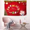 Christmas Cartoon Santa Claus Tapestry Home Living Room Bedroom Wall Decoration Tapestry