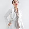 Hengyuanxiang Double-Layer Mulberry Silk Striped Neckerchief