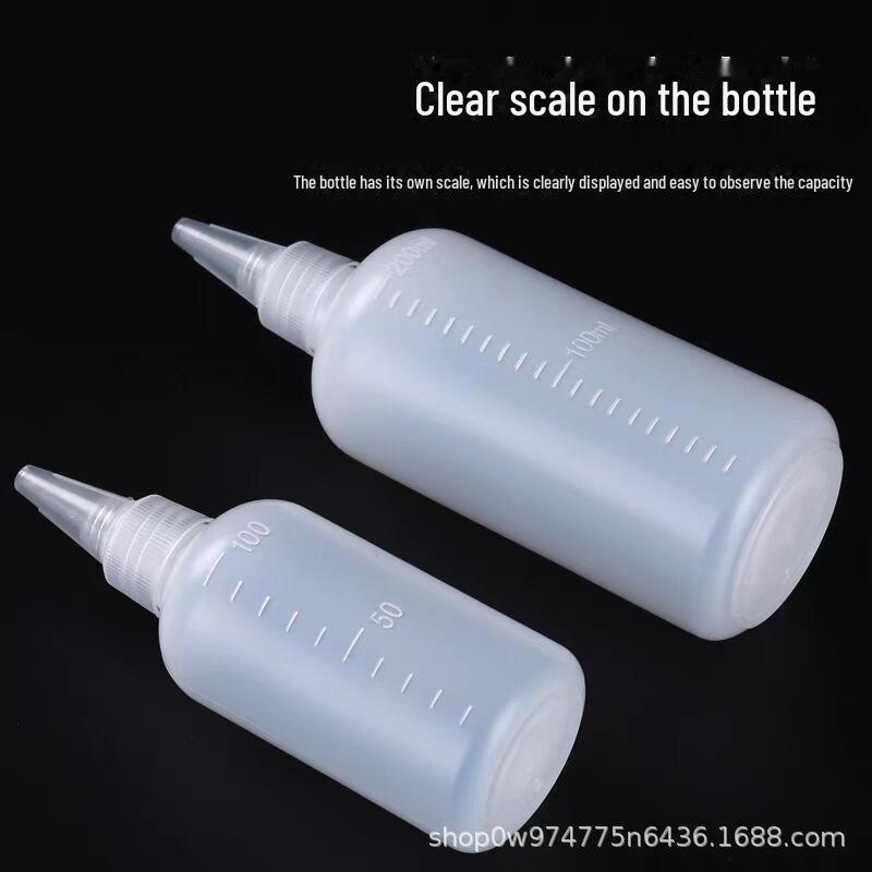 Пластиковые бутылочки с заостренным горлышком 20/30/50 мл для смешивания пигментных чернил и цветов