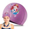 Waterproof Kids Swimming Cap Silicone Durable Pool Bathing Hats Swimsuit  Children