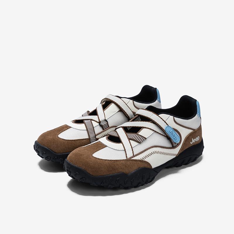 Женские походные туфли Mary Jane Jeep Niche Design 2025 - С толстой подошвой, Низкие уличные кроссовки