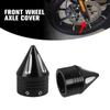 Совместимо с Harley Sportster XL Touring Road King FLHX Dyna 2008-Up Softail Fat Boy VRSC Крышки гаек передней оси скрученные колпачки