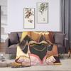 Adam Hazbins Hotels Anime Blankets Velvet Summer  Portable Ultra-Soft Throw Blankets for Home Travel Bedspreads
