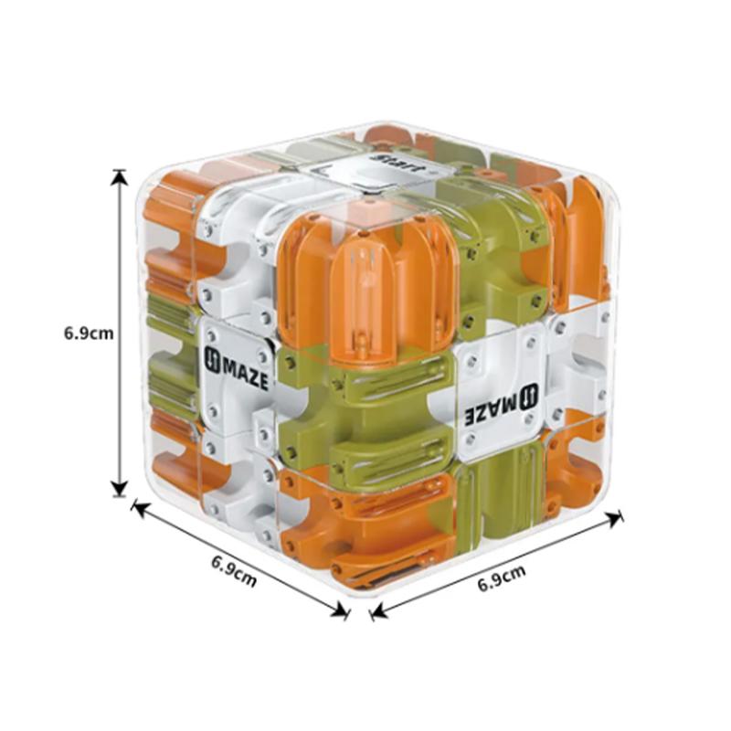 Новая 3D Лабиринт Волшебный Катящийся Кубик Головоломка Игра Украшение - Головоломка Логическое Мышление Антистресс Образовательный Реквизит Для Детей Взрослых