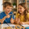 Numbered Pencil Caps for Primary School Cute Toppers, Lovely Charms, Pen Soft Elastic Pencils Toppers Decorations Supplies Classroom Rewards Silicone