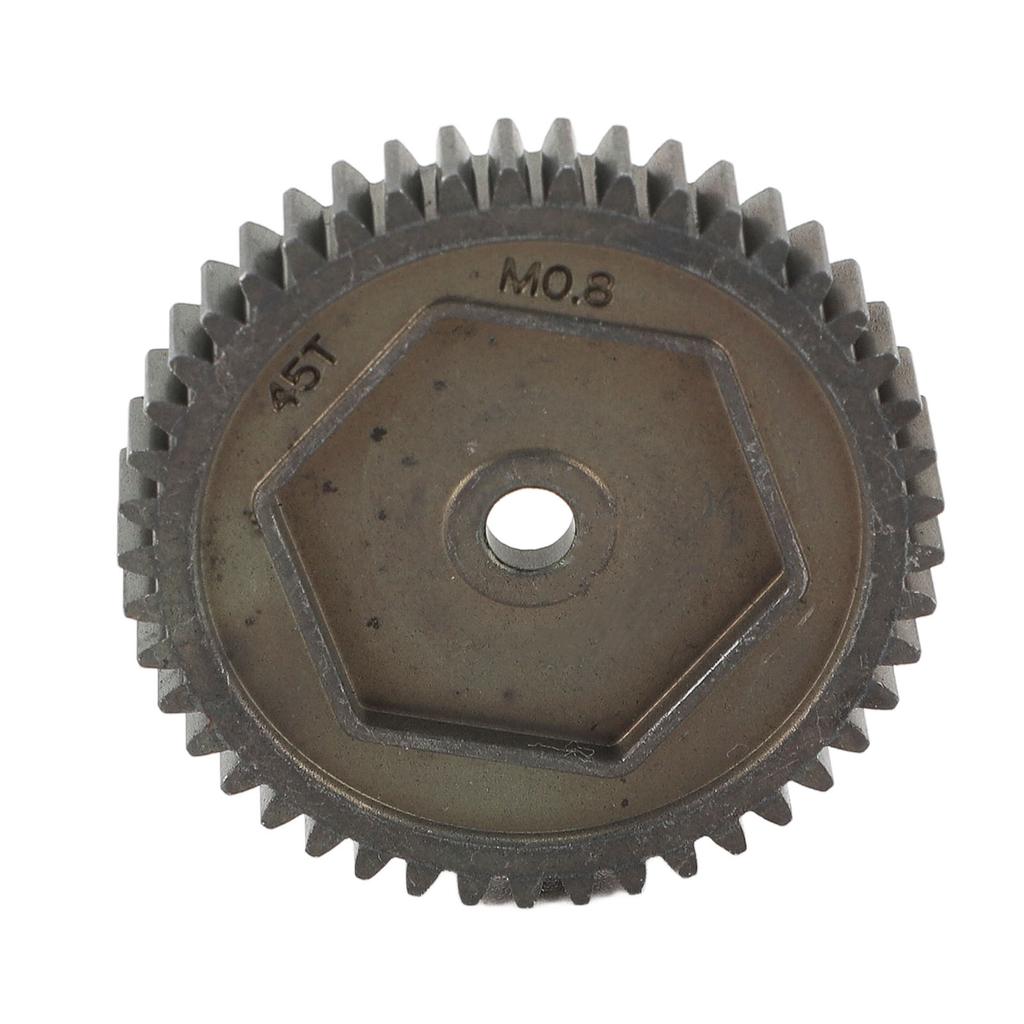 RC Spur Gear 45T M0.8 8053 High Performance Steel Spur Gear Replacement for 1/10 Scale RC Crawler
