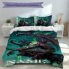3pcs Custom Name World of Warcraft Bedding Set,Includes 1 Duvet Cover and 2 Pillowcases,All-season Bedroom Decor