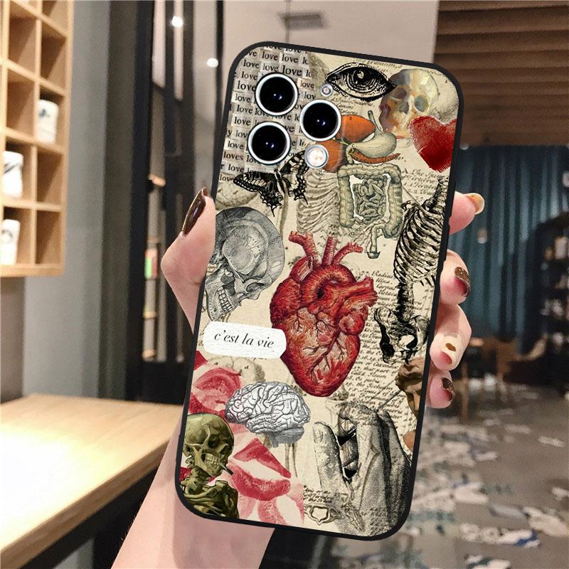 Чехол для телефона Heart Flower Art для iPhone 15 14 Pro Max 13 12 11 Pro Max XSMax XR 12 13 mini 14 Plus