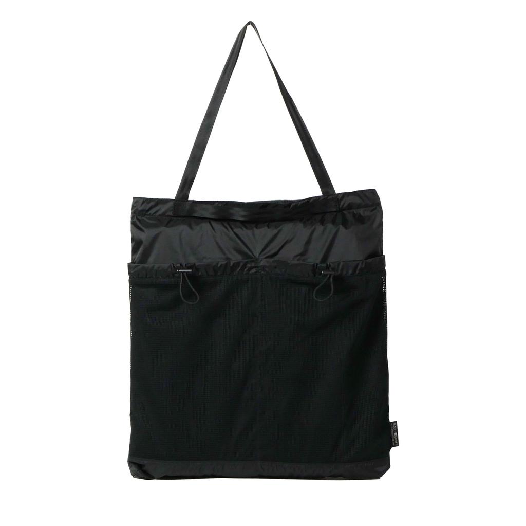 Складная сумка-тоут, складывается, вмещает B4, примерно 7, изготовлена из нейлона ROBIC с сеткой, портативная для сумок с записями, сверхлегкая (90г), Компактно, Документы,