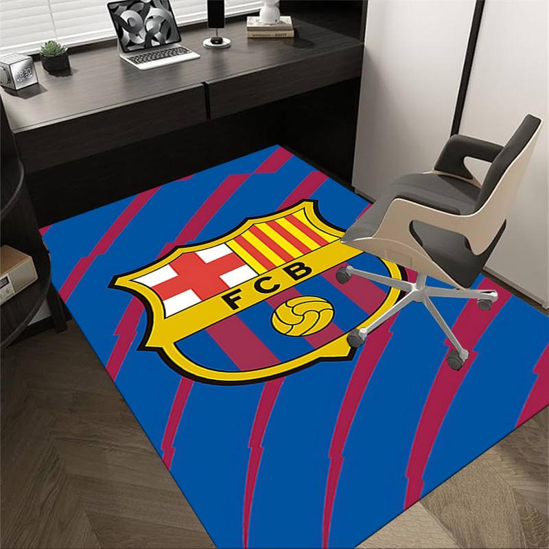 1 шт. Ковер для пола FC Barcelona Extra Large, нескользящий, для офиса, семьи, спальни, студии, ковер большого размера, ковер для помещений