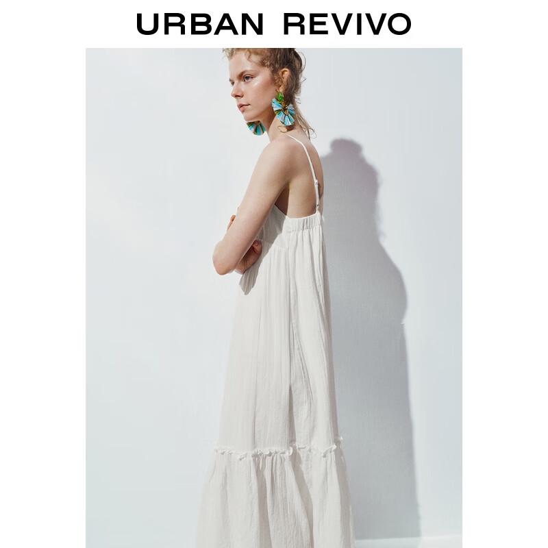 Женское платье-комбинация UR с V-образным вырезом и бретелями-завязками