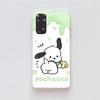 KT75 милый чехол Pochacco для Samsung A04 A14 A23 A34 A54 M23 M33 M52 M53 Realme 10 9 C30S C35 C55 VIVO Y02S Y21 Y33S Y51 X80 Pro прозрачный чехол