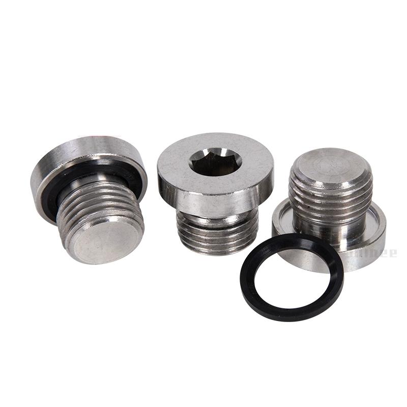 1/5/10 шт. 1/8" 1/4" 3/8" 1/2" 3/4" 1" G1.2 BSP Наружная Резьба Фланцевая Шестигранная Квадратная Заглушка Колпачок Трубопроводная Арматура из Нержавеющей Стали 304