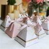20 Pcs Europe Triangular Pyramid Style Candy Box Wedding Party Supplies Paper Gift Boxes KTY
