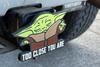 Baby Yoda Trailer Hitch Cover - Won't Close Too Much