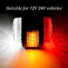 1 шт./2 шт. Боковой габаритный огонь грузовика Задние стоп-сигналы Универсальные для прицепа Запасные боковые габаритные указатели