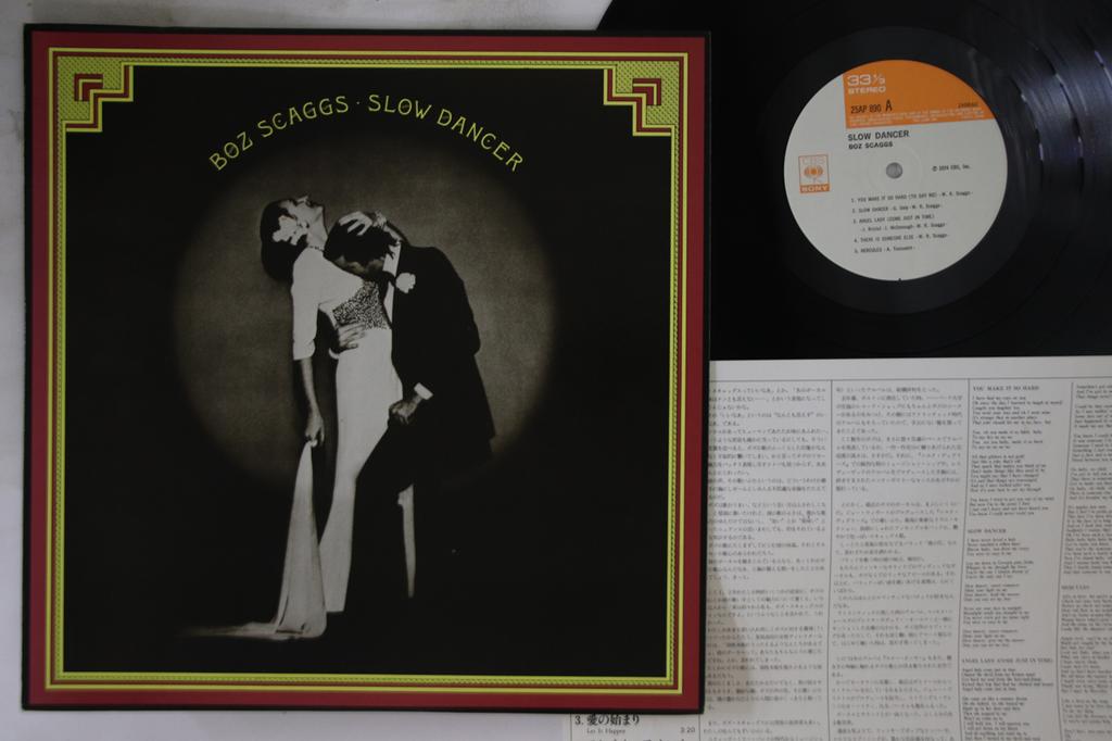Виниловая пластинка BOZ SCAGGS Slow Dancer 25AP890 CBS SONY 1977 Япония Рок Б/у