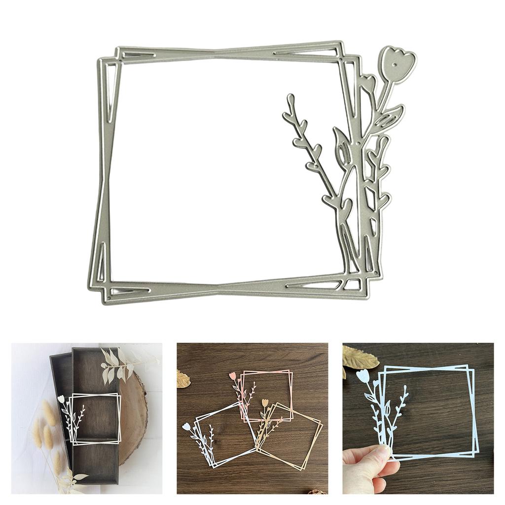 Picture Frame Carbon Steel Die Cut Templates Decorative Embossing Paper Dies for Scrapbooking Photo Album Card Making