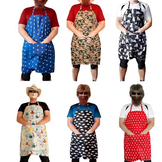 Забавный сюрприз-прикол, подарочный фартук для мужчин, регулируемые ремни, водонепроницаемый фартук для барбекю, приготовления пищи для папы, дедушки, подарка на День отца, день рождения, Рождество