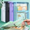 Wide Opening File Folder Bag Thickened Mesh Stationery Organizer Pouch School Office Supplies