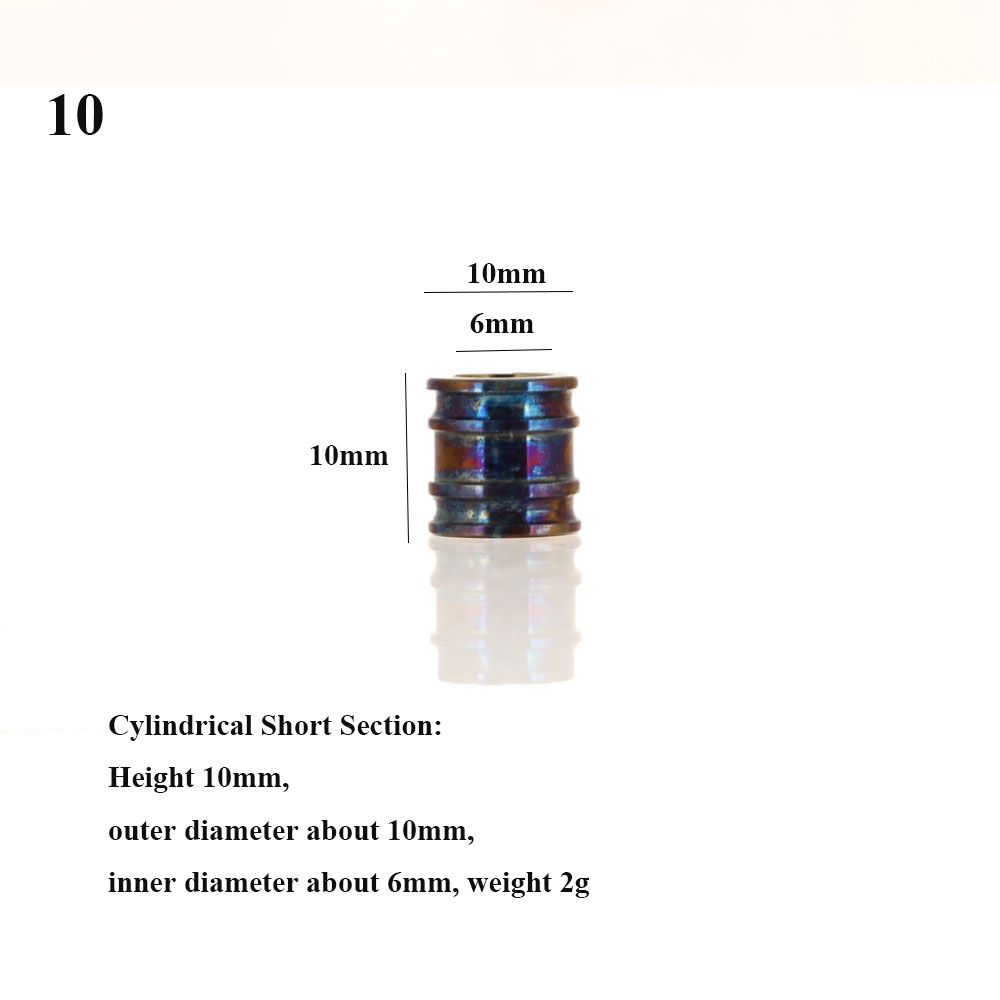 Titanium Alloy Multi Tools Paracord Rope Pendant TC4 Knife Beads Ropes Lanyard Camping EDC Gadgets