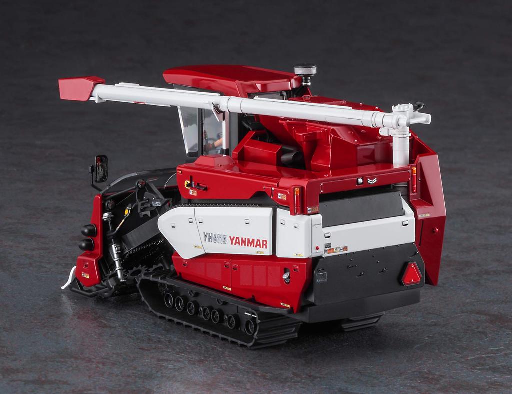 Hasegawa Construction Machinery Series Yanmar Combine Harvester YH6115 Plastic Model WM07 1/35