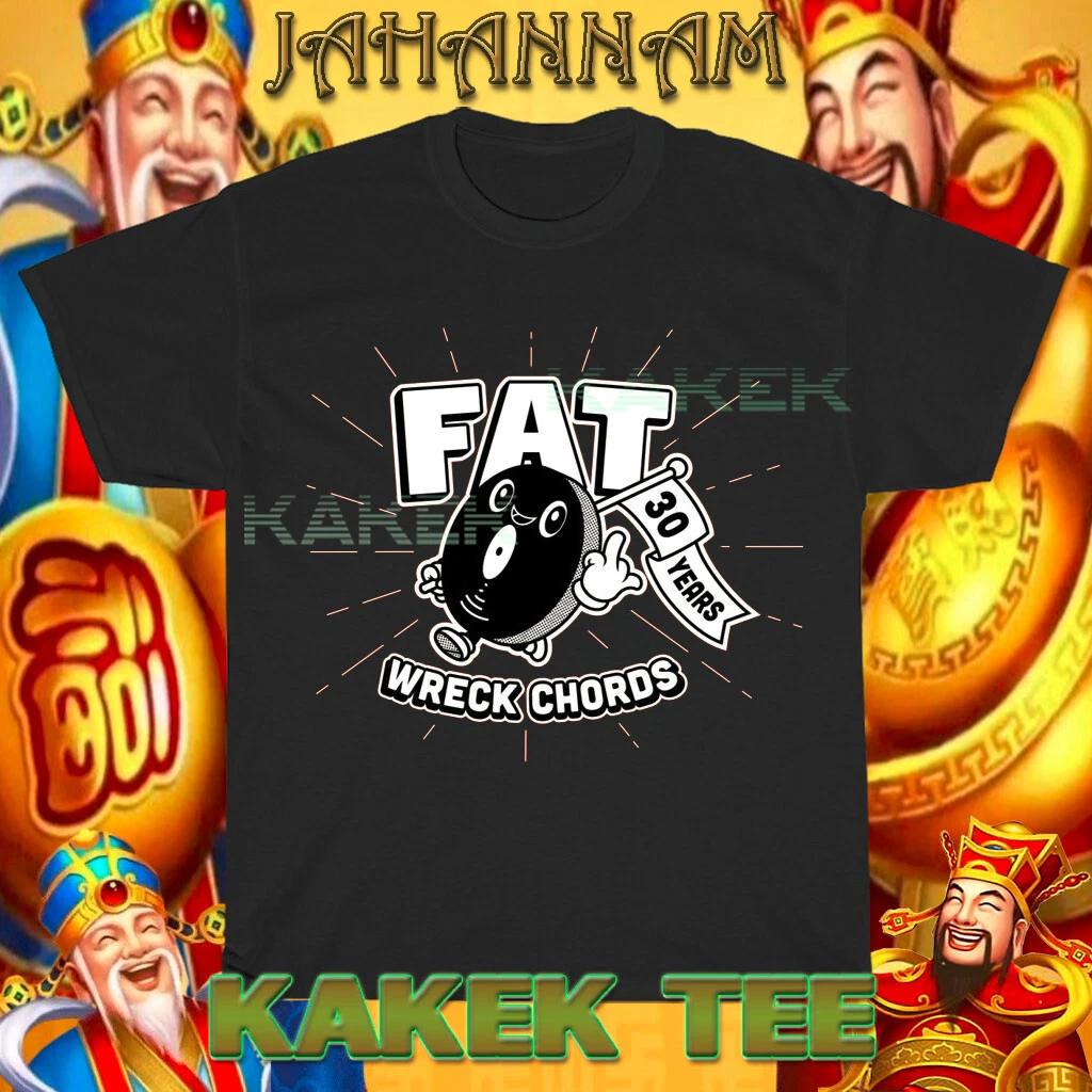 New FAT WRECK CHORDS 30 Years Logo American T shirt Funny Size S to 5XL