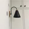 Living Room Iron Modern Nordic Wall Lamp Wood Bedside Wall Light Solid Color