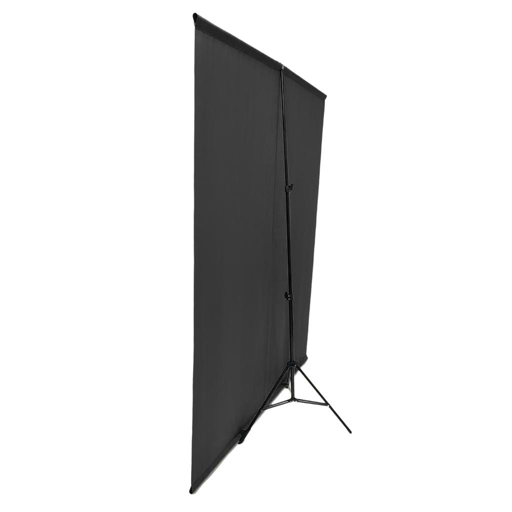 Комплект фотофона с регулируемой Т-образной стойкой 2x2 м + черный фон 2x2 м, комплект черного экрана