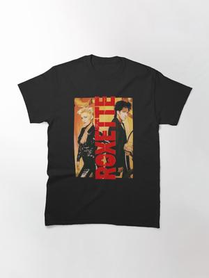 Roxette Roxette A Little Bit Dangerous Album Vintage Graphic Design Classic T-Shirt