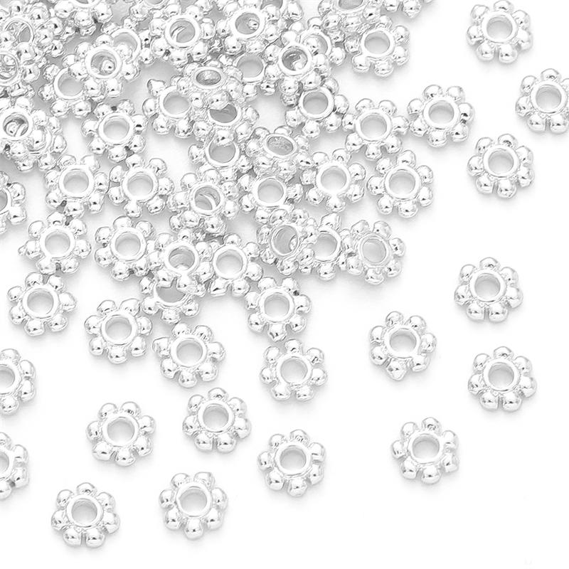 10 шт., медная корзина с покрытием, снежинка, разделительные бусины для DIY, ожерелье, браслет, серьги, изготовление ювелирных изделий, аксессуары для рукоделия