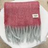 Women's Double-Sided Cashmere-Feel Winter Scarf: High-End, Warm, Tassel Shawl in Versatile Korean Style