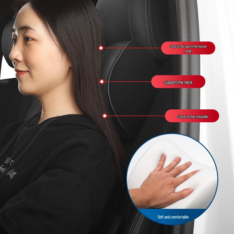 Chery Car Neck Support Pillow: Compatible with Little Ant QQ, Ice Cream Arrizo 5, Tiggo 8 Headrest