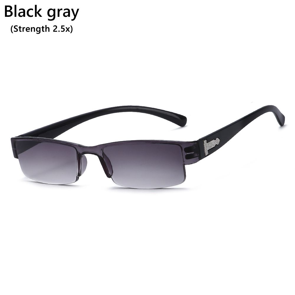 Korean Clear Lens Ultra-light Presbyopic Glasses Readers Eyewear Reading Glasses Half Frame