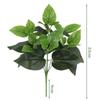 7 Heads Artificial Green Plants 33cm Green Leaves New Fake Plants  Garden Room Decoration