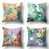 Landscape Flower and Bird Pillowcase Office Cushion Cover Living Room   Waist