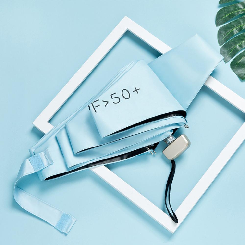 Мини Карманный Портативный Зонт Ветрозащитный Мини Солнечный Зонт Легкий Ветрозащитный и Дождестойкий Зонт Двойного Назначения Компактный Зонт